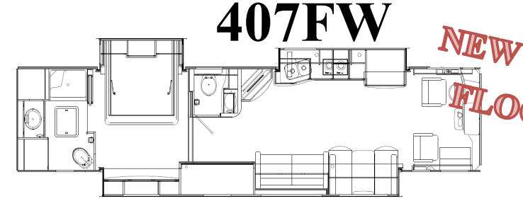 Floorplan - 2016 Coachmen RV Sportscoach Cross Country RD 407FW