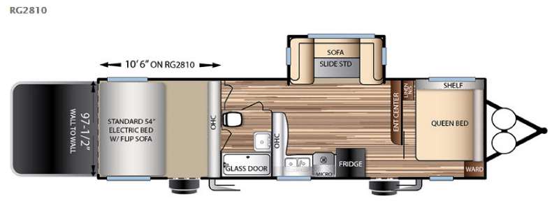 Floorplan - 2017 Forest River RV Stealth RG2810