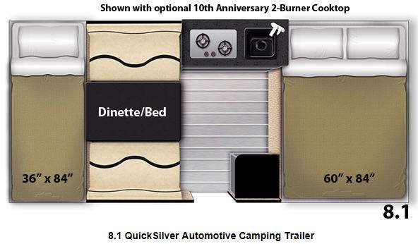 Floorplan - 2016 Livin Lite Quicksilver 8.1