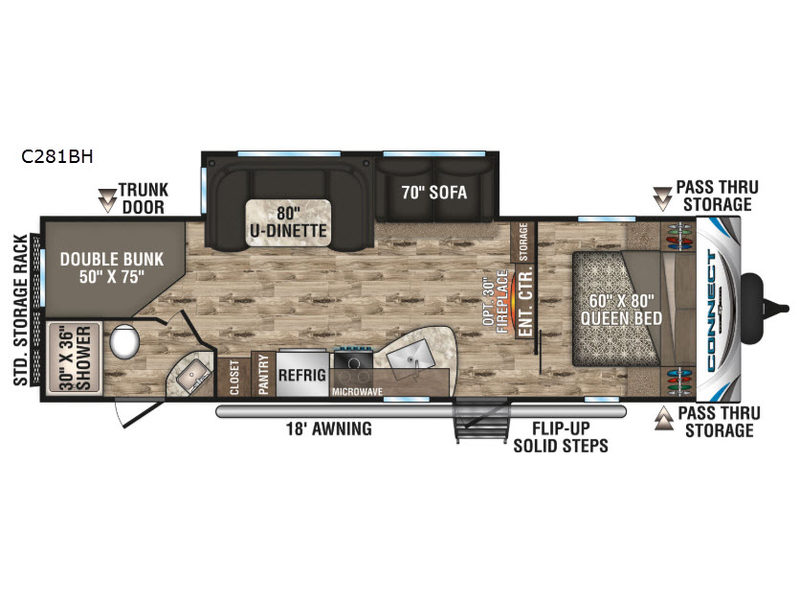 New KZ Connect C281BH Travel Trailer for Sale | Review Rate