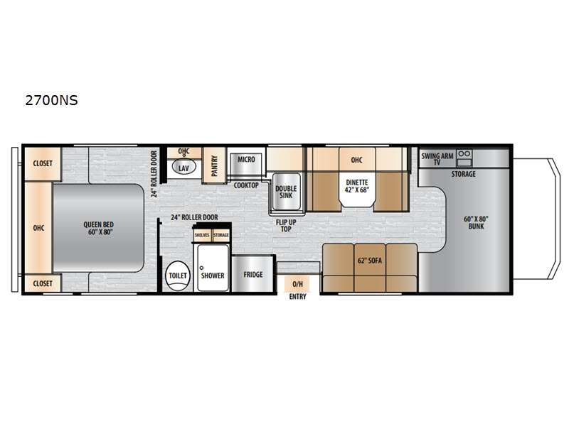 New EAST TO WEST Entrada 2700NS Motor Home Class C for Sale Review