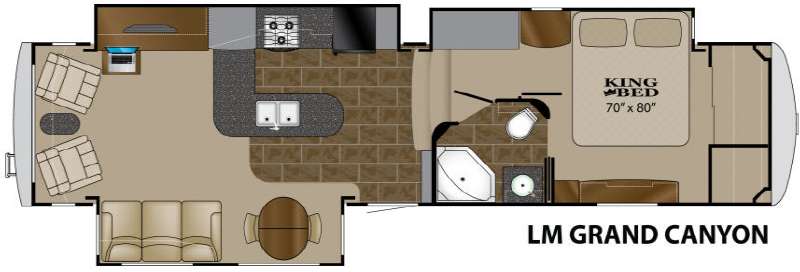 Floorplan - 2011 Heartland Landmark Grand Canyon