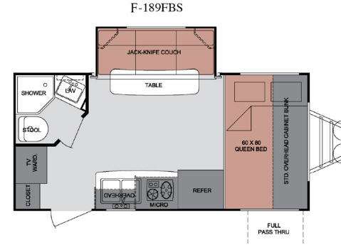 Floorplan - 2013 Cruiser Fun Finder F-189FBS