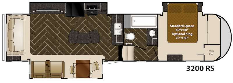 Floorplan - 2014 Heartland Gateway 3200 RS