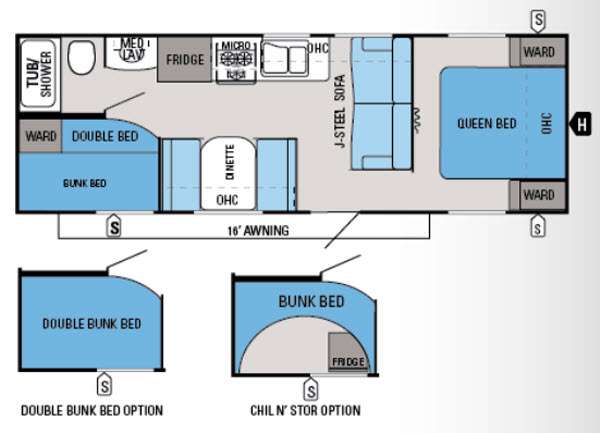 Floorplan - 2014 Jayco Jay Flight Swift 264BH