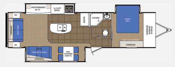 Floorplan - 2014 Prime Time Manufacturing LaCrosse 324RST