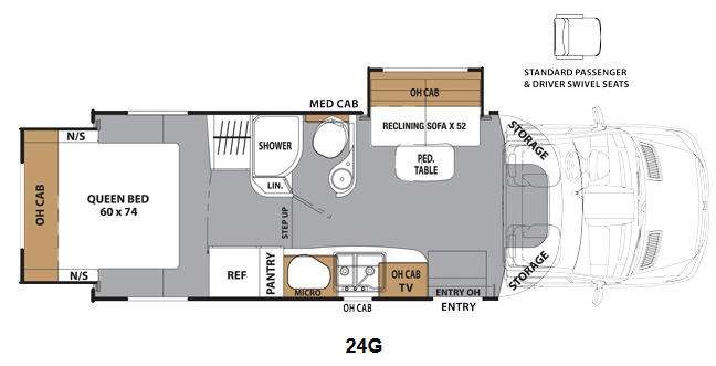 Floorplan - 2015 Coachmen RV Prism 24G