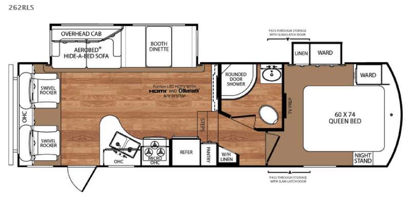 Floorplan - 2015 Forest River RV Wildcat 262RLS