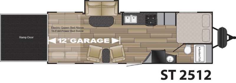 Floorplan - 2017 Cruiser Stryker ST-2512