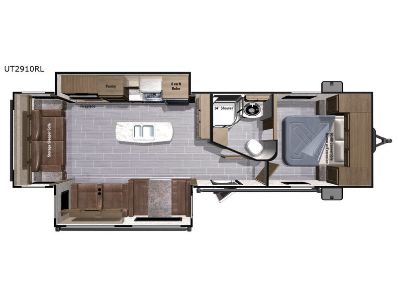 Travel Trailers Kitchen Island