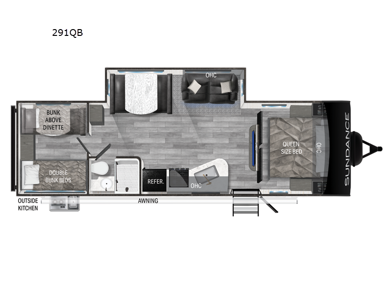 New Heartland Sundance Ultra Lite 291QB Travel Trailer for Sale