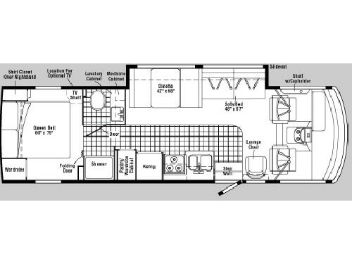 Sightseer 30 B Floorplan