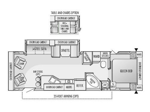 Floorplan - 2003 Jayco Eagle 308 RLS