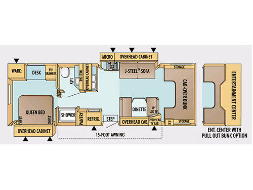 Greyhawk 30 GS Floorplan