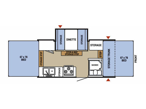 Floorplan - 2008 Starcraft  Centennial 3606