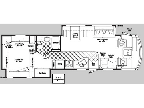 Floorplan - 2004 Itasca Suncruiser 35 U