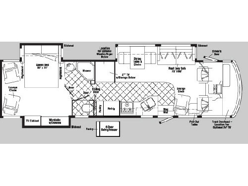 Suncruiser 37 B Floorplan