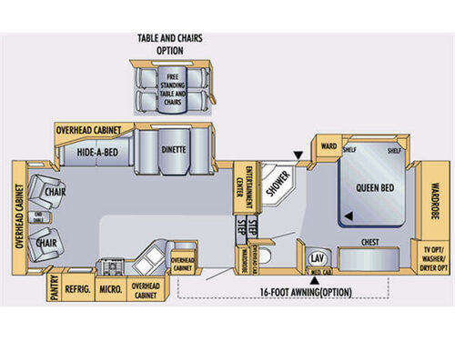 Eagle 291 RLTS Floorplan