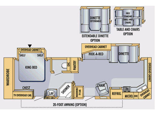 Eagle 322 FKS Floorplan
