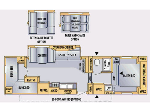 Eagle Super Lite 30.5 BHS Floorplan