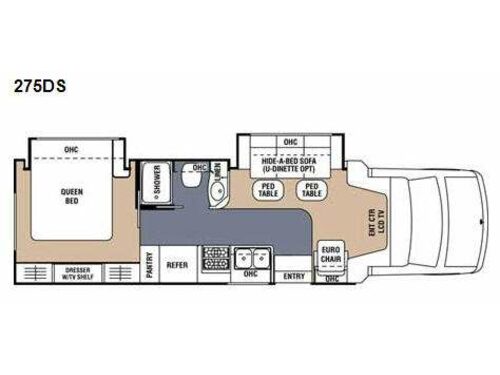 Floorplan - 2008 Coachmen RV Concord 275DS