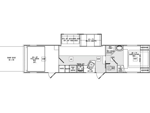 Floorplan - 2005 R-Vision Bay Hauler 3360 BH