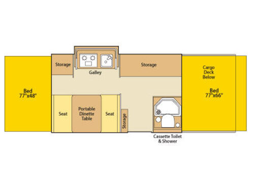 Floorplan - 2008 Fleetwood RV Evolution E2