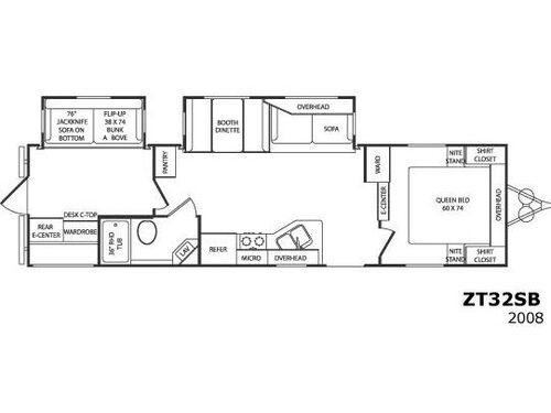Zinger ZT32SB Floorplan