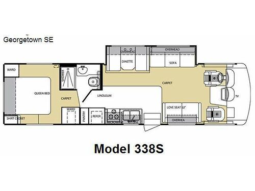 Georgetown SE 338S Floorplan