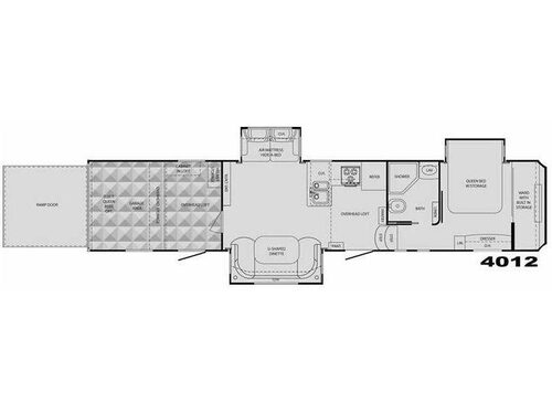 Floorplan - 2009 Heartland Cyclone 4012