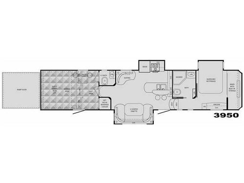 Floorplan - 2009 Heartland Cyclone 3950