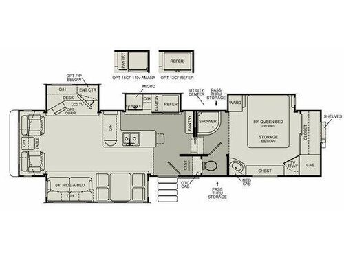 Floorplan - 2008 Pilgrim Open Road 358RL4S-5