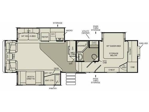 Floorplan - 2008 Pilgrim Legends HP 30CK3S-H5