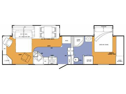 Floorplan - 2008 Ameri-Camp Summit Ridge SF31RL