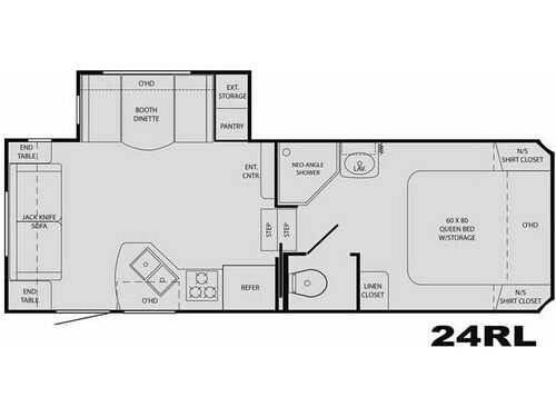 North Trail 24RL Floorplan