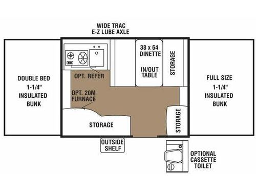 Floorplan - 2008 Viking Epic 1906