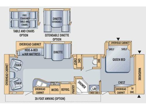 Eagle 320RLDS Floorplan