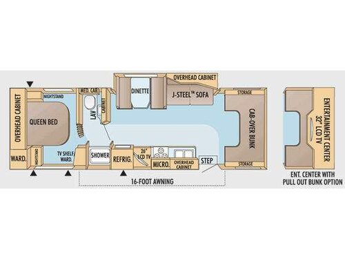 Floorplan - 2009 Jayco Greyhawk 31SS