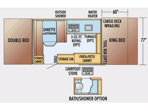 Floorplan - 2009 Jayco Baja 10Y