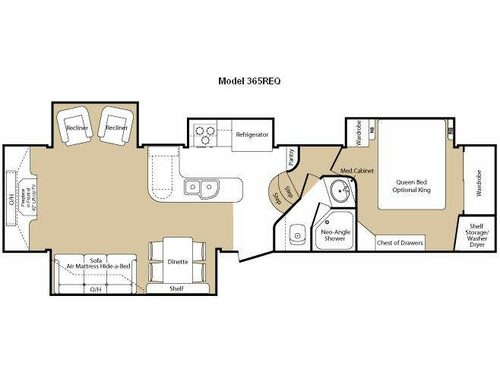 Big Sky 10th Anniversary Edition 365REQ Floorplan