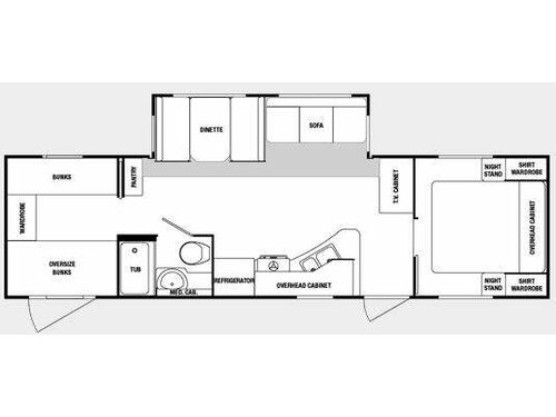 Edgewater 298BHE Floorplan