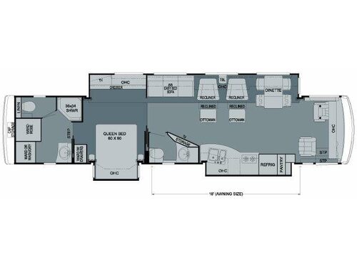 Floorplan - 2009 Newmar Dutch Aire 4331