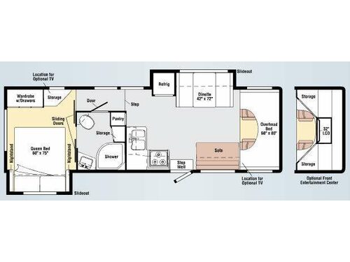 Floorplan - 2009 Winnebago Access 31N