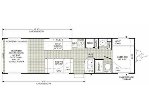 Floorplan - 2009 Fleetwood RV GearBox 300FS