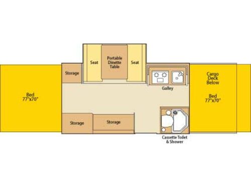 Floorplan - 2009 Fleetwood RV Evolution E3