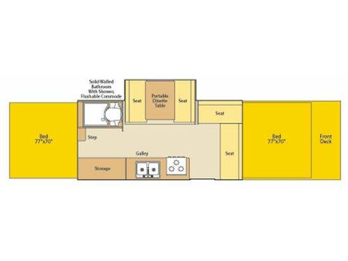 Floorplan - 2009 Fleetwood RV Evolution E4