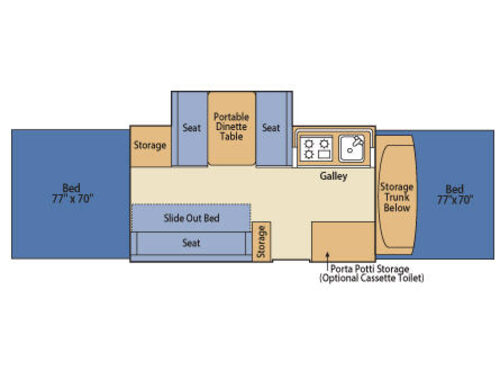 Floorplan - 2009 Fleetwood RV Americana Utah