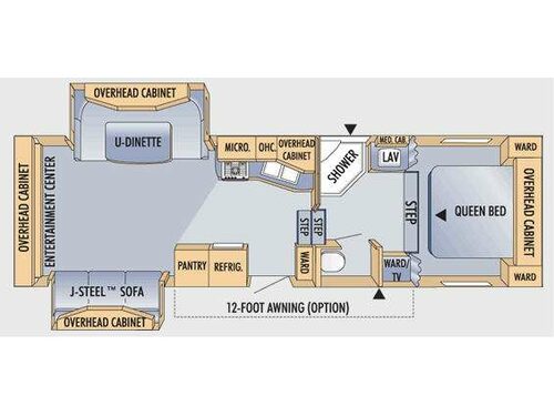 Floorplan - 2009 Jayco Eagle Super Lite 29.5RLS