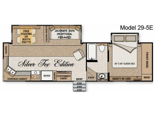 Floorplan - 2009 Northwood Arctic Fox 29-5E