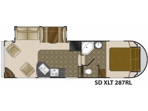 Floorplan - 2010 Heartland Sundance XLT 287RL